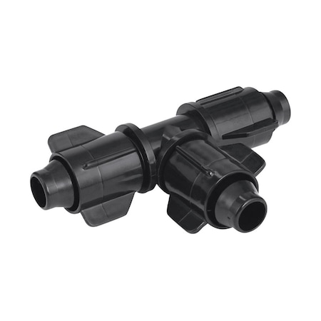National Diversified Sales Raindrip Smart Loc 1/2 in. Compression Drip Irrigation Tee 1 pk S5500UB